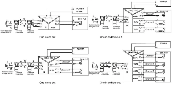 Analog Output Signal Acquisition Converter 0 10V 4 20mA Signal Isolator DC Signal Converter